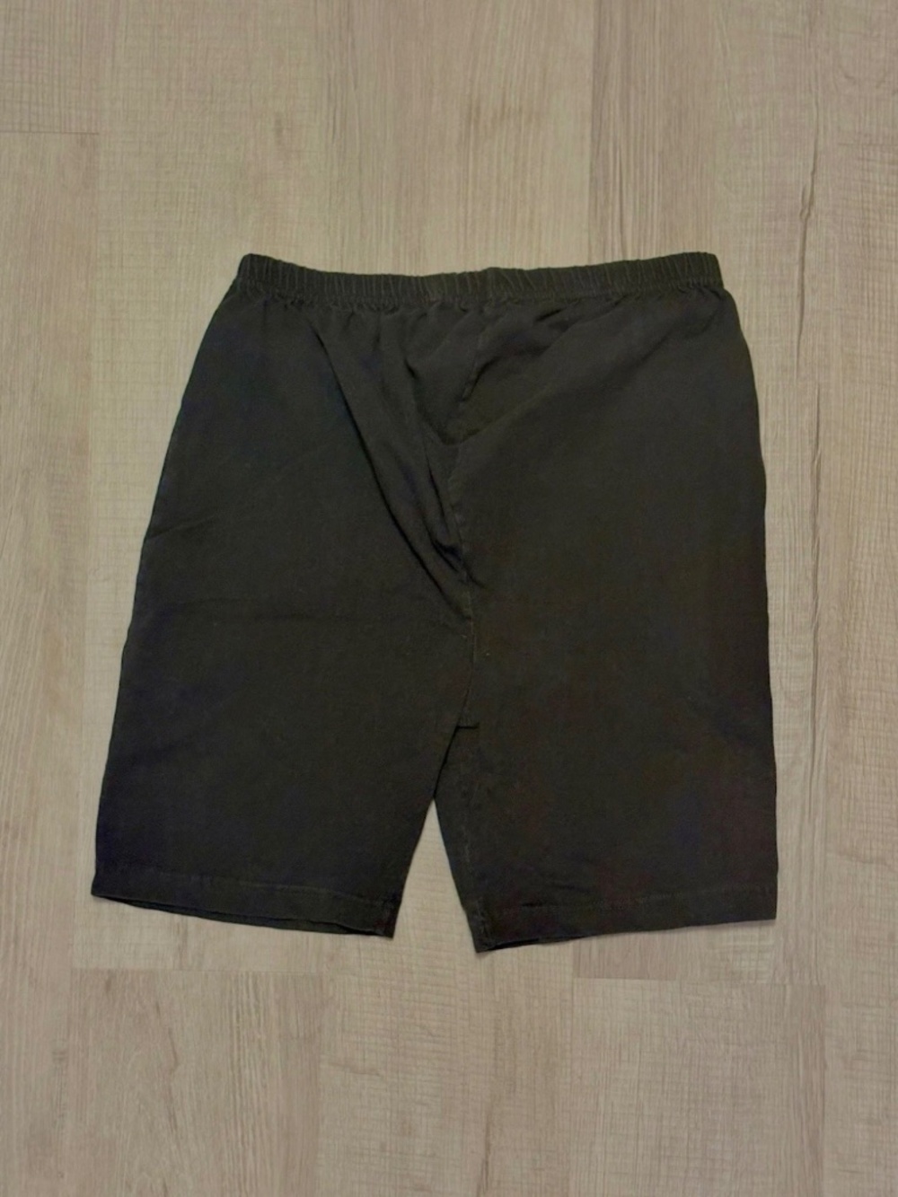 In Due Time Maternity Biker Shorts Black Cotton Blend Size Medium Summer